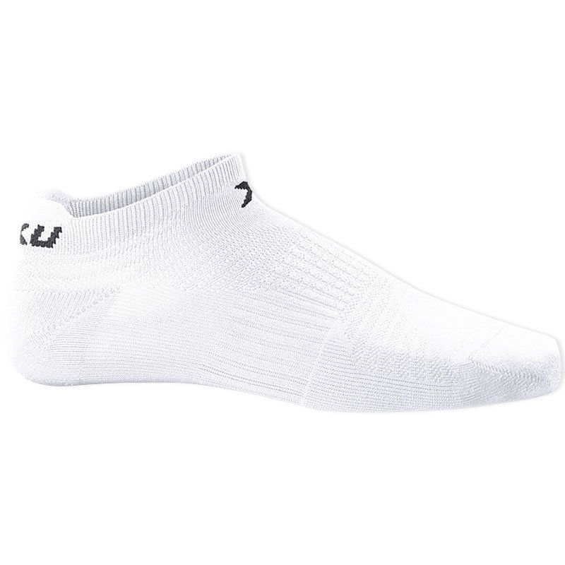 Мужские невидимые носки 2XU MQ2655e (белый / белый)