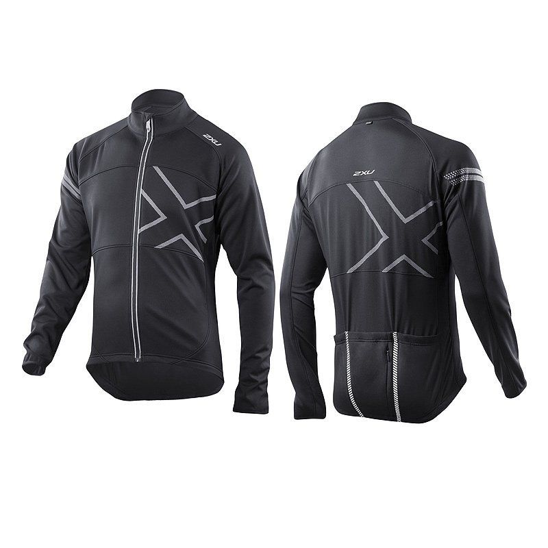Мужская куртка для велоспорта 2XU MC2983a (чёрный / чёрный)