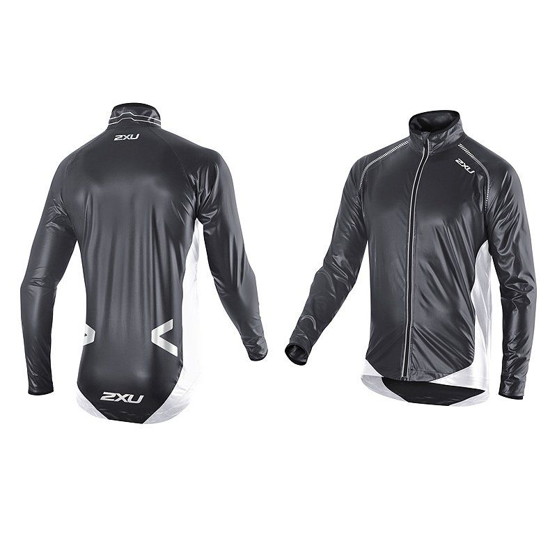 Мужская куртка для велоспорта 2XU MC2985a (чёрный / белый)