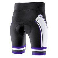 Женские шорты для велоспорта 2XU WC2757b (чёрный / лиловый)