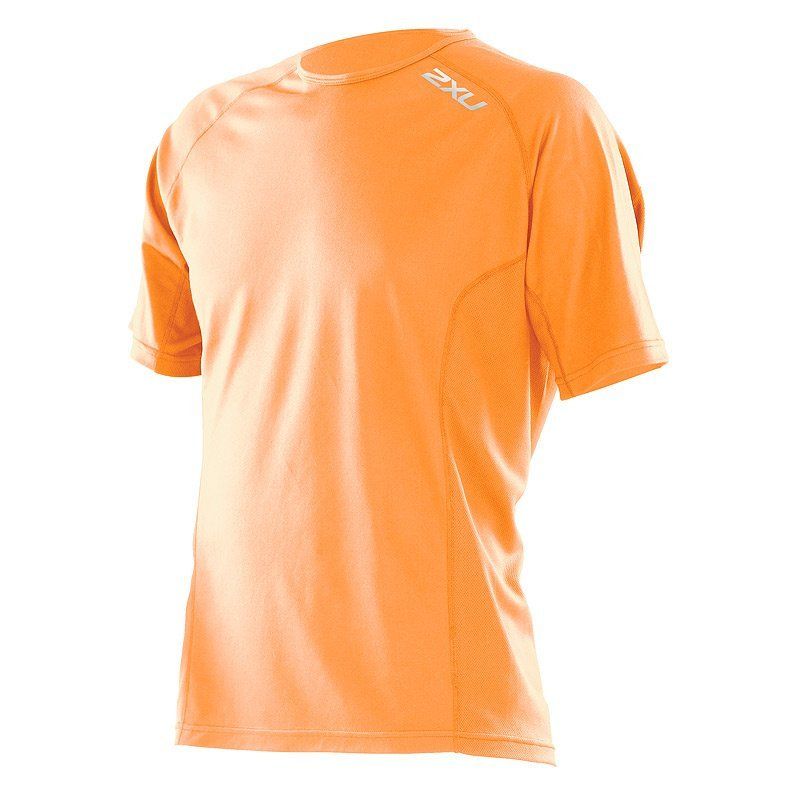 Мужская футболка с короткими рукавами 2XU MR2311a (оранжевый / оранжевый)