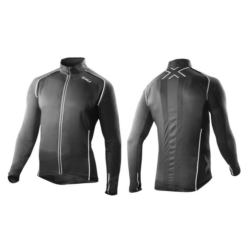 Мужская куртка для бега 2XU MR3191a (чёрный / чёрный)