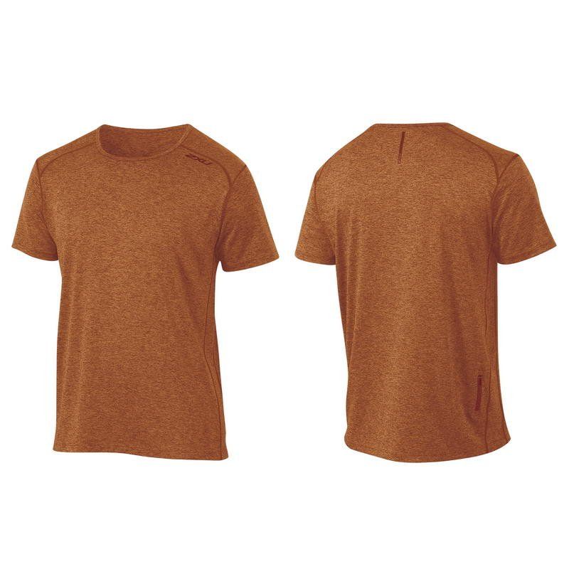 Мужская футболка 2XU MR3443a (красный / оранжевый)