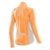 Женская спортивная куртка для бега 2XU WR2830a (оранжевый / серый)