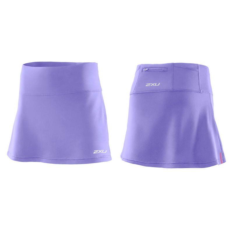 Женская спортивная юбка-шорты 2XU WR3163b (аметист / аметист)