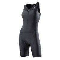 Женский компрессионный костюм для триатлона 2XU WT2707d (чёрный / чёрный)