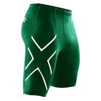 Мужские компрессионные шорты 2XU MA1931b (зелёный / зелёный)