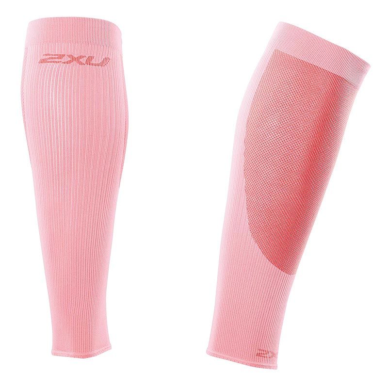 Компрессионные гетры для бега 2XU UA2762b (розовый / коралловый)