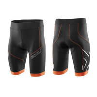 Мужские компрессионные шорты для велоспорта 2XU MC2741b (чёрный / оранжевый)