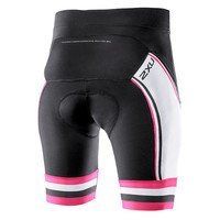 Женские шорты для велоспорта 2XU WC2757b (чёрный / розовый)