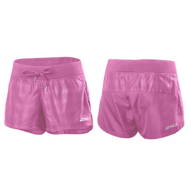 Женские шорты для бега 2XU WR2781b (розовый / розовый)