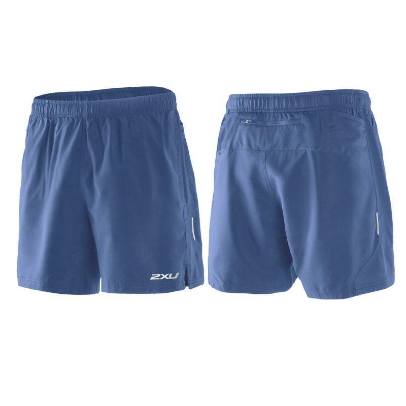 Мужские шорты для бега 2XU MR3140b (небесно-синий / небесно-синий)