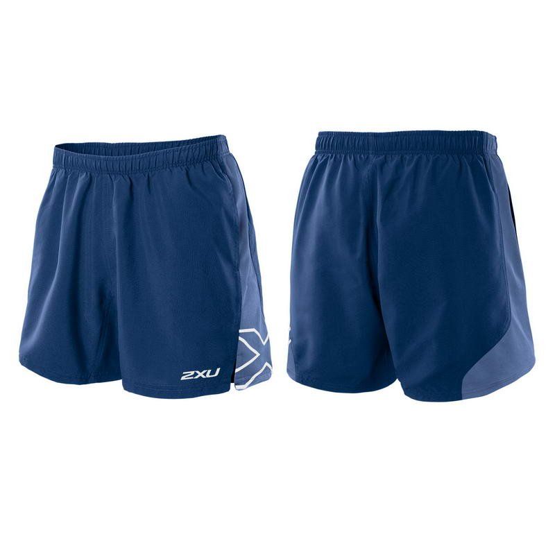 Мужские шорты для бега 2XU MR3146b (небесно-синий / небесно-синий)