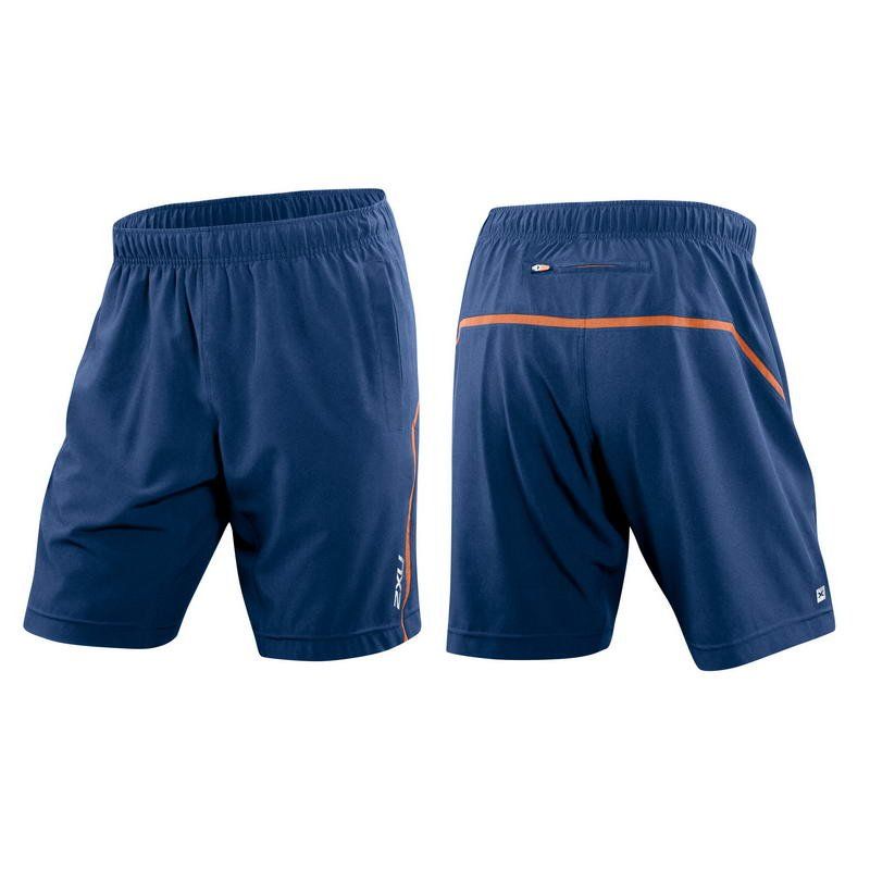 Мужские шорты для бега 2XU MR3150b (голубой / оранжевый)