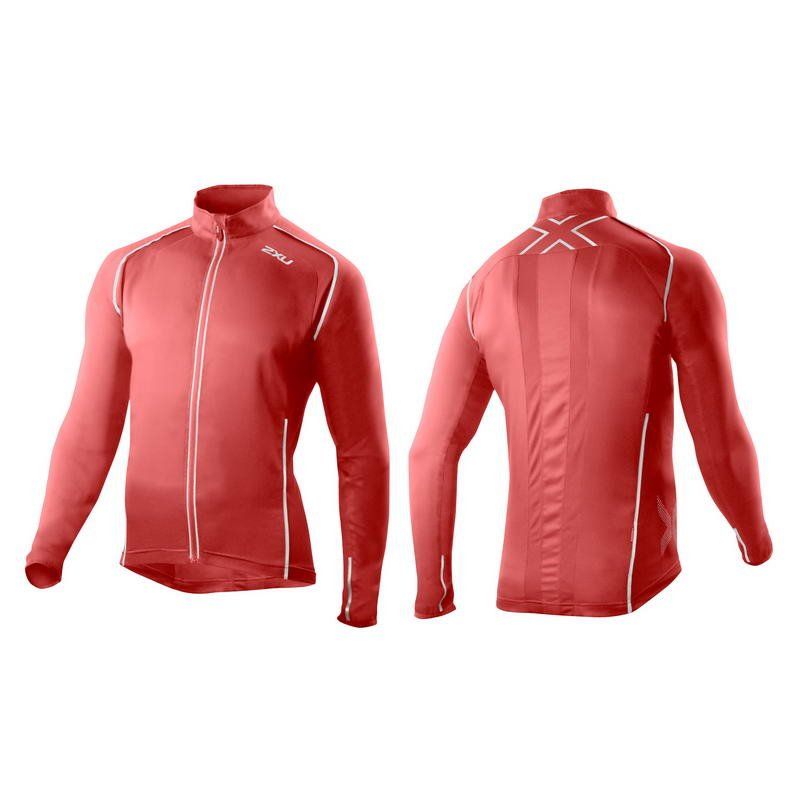 Мужская куртка для бега 2XU MR3191a (красный / красный)