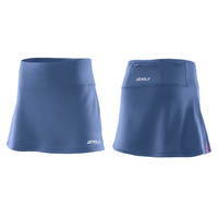 Женская спортивная юбка-шорты 2XU WR3163b (небесно-синий / небесно-синий)