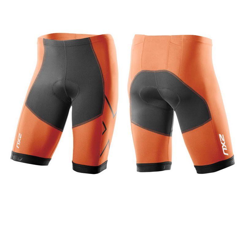 Мужские компрессионные шорты для триатлона 2XU MT3101b (чёрный / оранжевый)