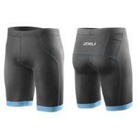 Мужские шорты для триатлона G:2 2XU MT3109a (серый / голубой)