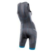 Женский компрессионный костюм для триатлона 2XU WT2690d (серый / синий)
