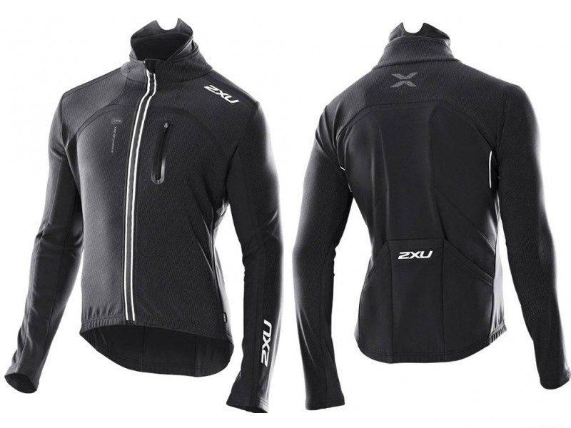 Мужская куртка для велоспорта 2XU MC2981a (чёрный / чёрный)