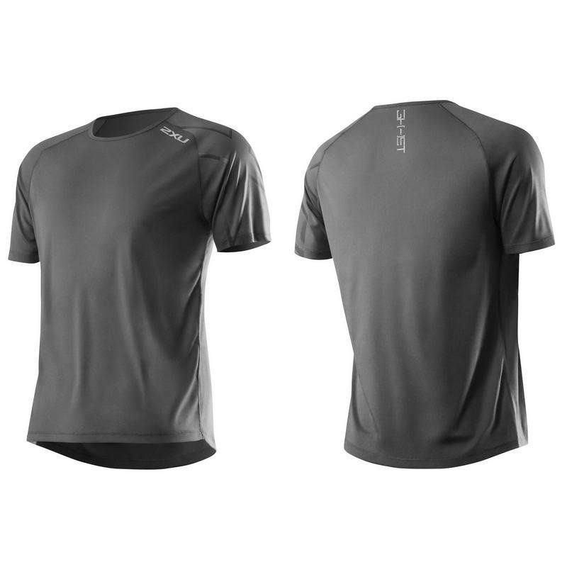 Мужская футболка для бега 2XU MR3134a (серый / серый)