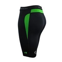 Спортивные мужские шорты Radical Rapid (Польша) черно-зеленый r5141