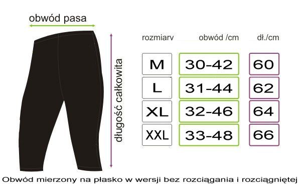 Спортивные мужские штаны-тайтсы Radical Rapid 3/4  (синия строчка) r5130