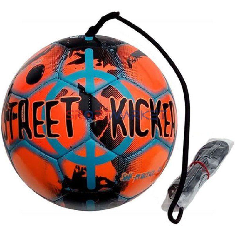 Мяч для тренировок Select Street Kicker New №4 Orange-Blue 389482-327
