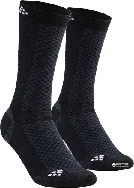 Носки Craft Warm Mid Sock 1905544-999900 BLACK/WHITE (1 пара)