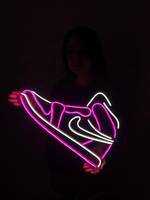 Неоновая LED вывеска NeonSignDecor Nike Shoes 36x56 см + диммер для регулировки яркости в ПОДАРОК!