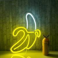 Неоновая LED вывеска NeonSignDecor Банан 46x30 см + диммер для регулировки яркости в ПОДАРОК!