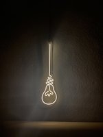 Неоновая LED вывеска NeonSignDecor Лампа винтаж 100х33 см + диммер в ПОДАРОК!