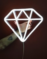 Неонова LED вивіска NeonSignDecor Діамант 60 см